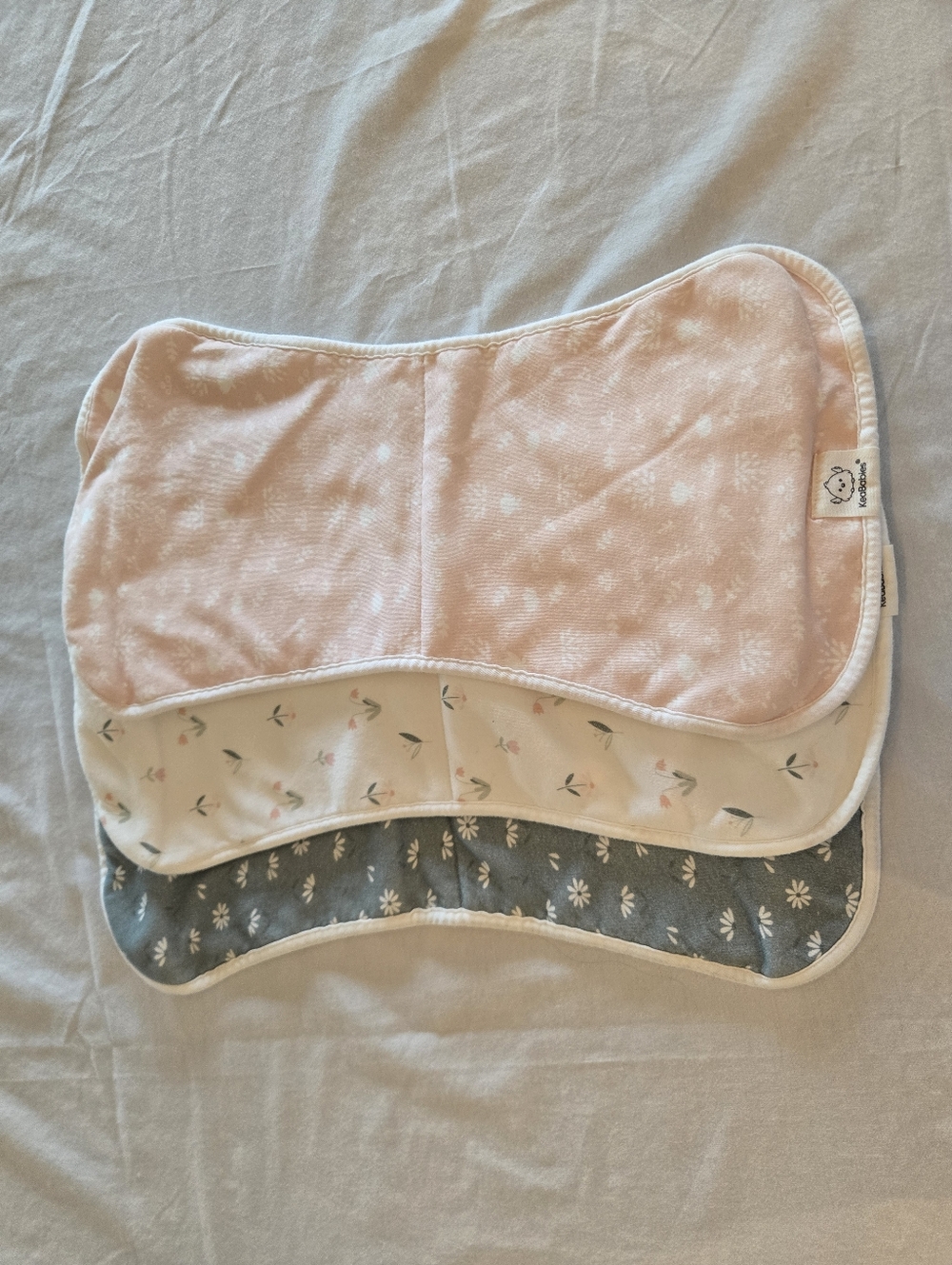 Keababies - 3 Pack Pink, Floral, & Gray - (OS)